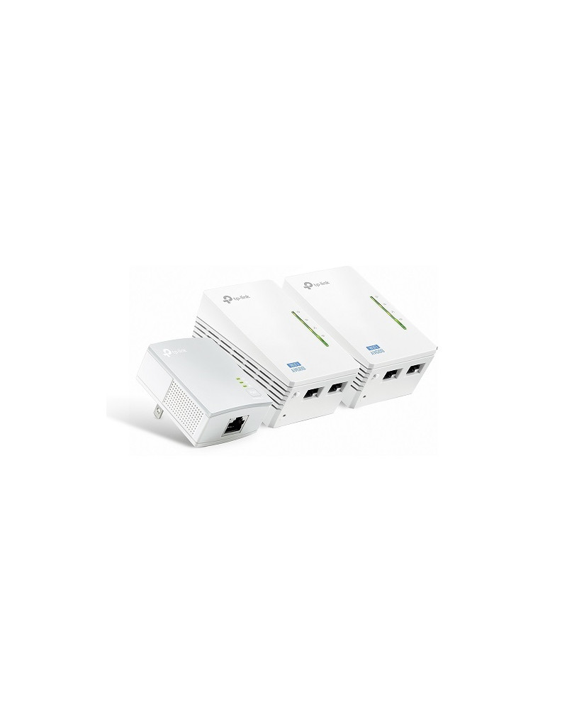 TP-LINK Powerline TL-WPA4220T KIT, AV600 WiFi Network Kit (3 pcs)