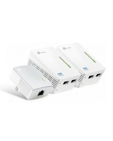 TP-LINK Powerline TL-WPA4220T KIT, AV600 WiFi Network Kit (3 pcs)