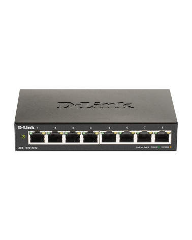 D-LINK SWITCH DGS-1100-08V2, 8 PORT GIGABIT SMART