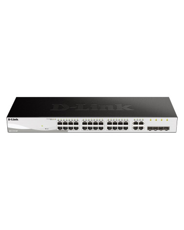 D-LINK Switch DGS-1210-28, 24-Port ,10/100/1000 Mbps, 4-port SFP