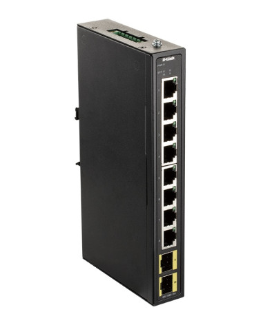 D-LINK INDUSTRIAL SWITCH DIS-100G-10S 8PORT GBIT