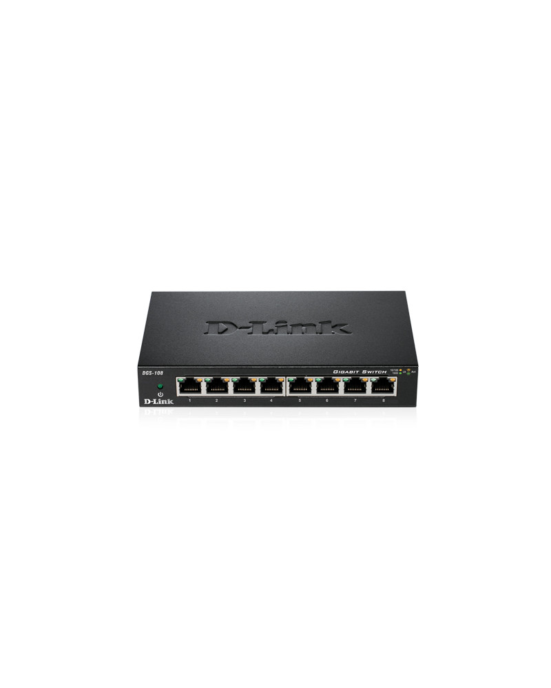 D-LINK SWITCH DGS-108/E 8 PORT 10/100/1000Mbps