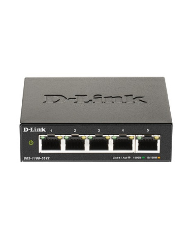 D-LINK DGS-1100-05V2 SMART SWITCH 5 PORTS