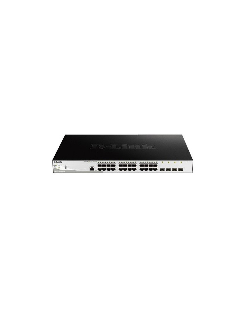 D-LINK SWITCH 28-Port Gigabit PoE+ Smart Switch including 4 SFP Ports