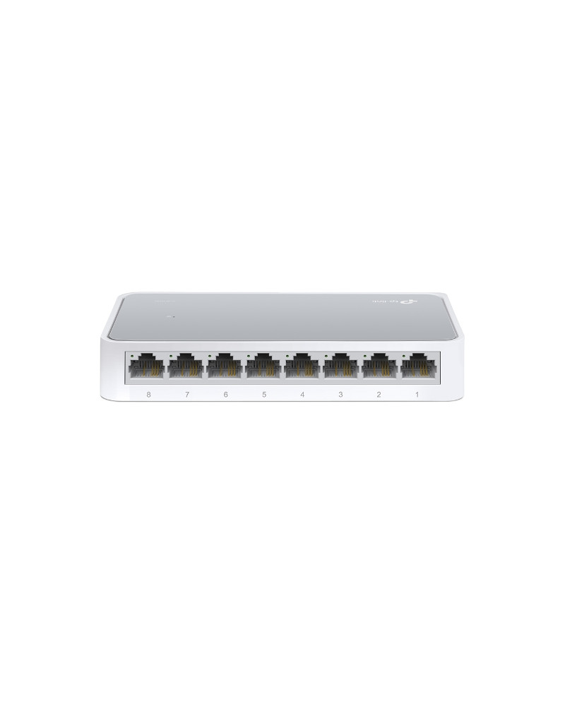 TP-LINK Switch TL-SF1008D, 8 port, 10/100 Mbps