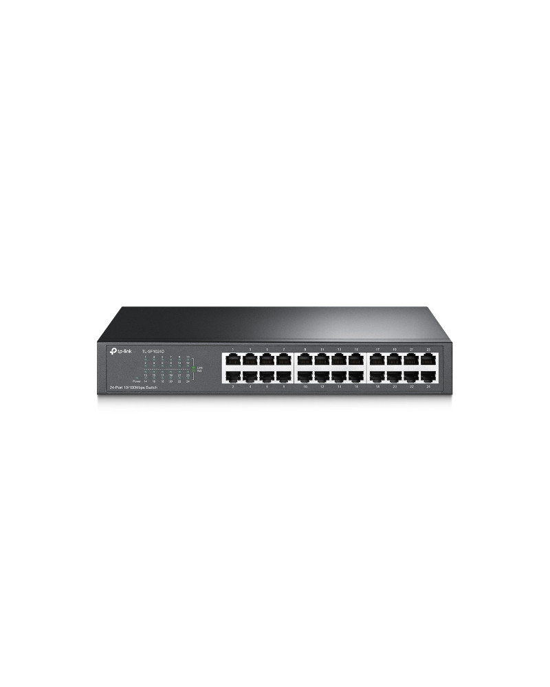 TP-LINK Switch TL-SF1024D, 24 port, 10/100 Mbps, Steel Case