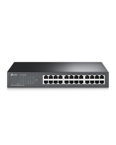 TP-LINK Switch TL-SF1024D, 24 port, 10/100 Mbps, Steel Case