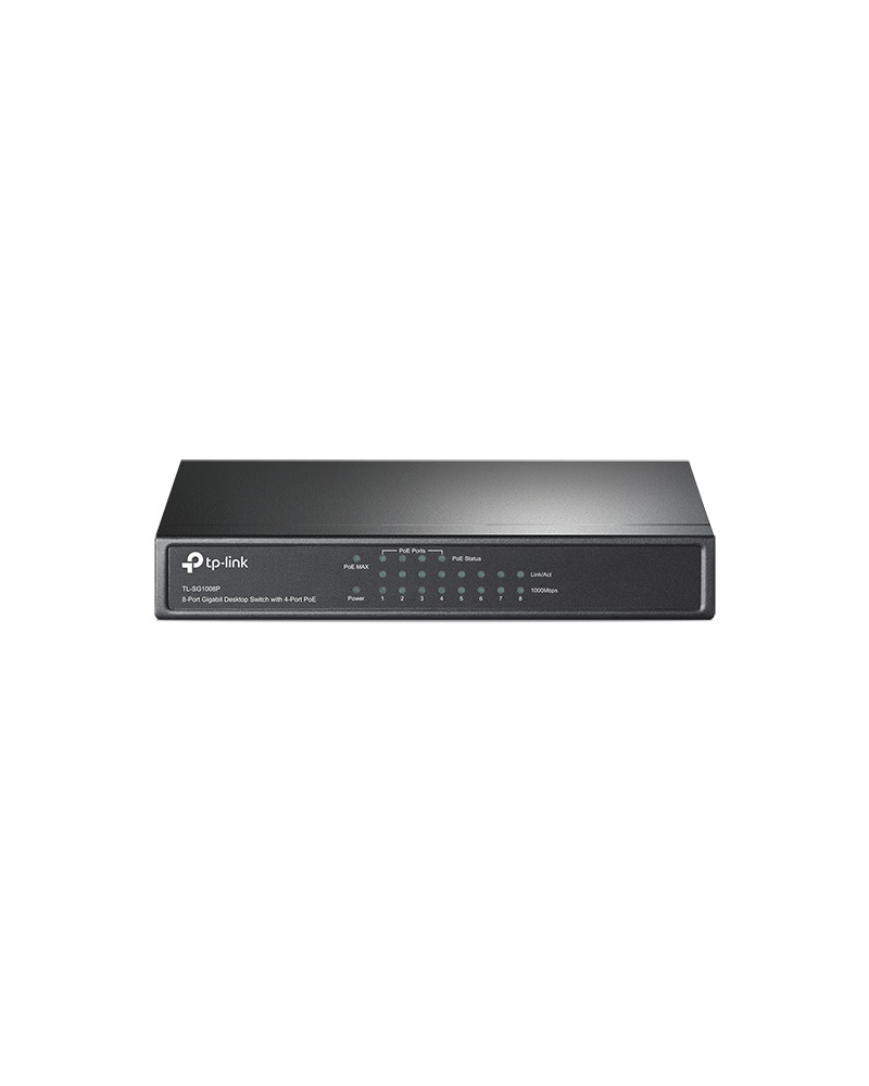 TP-LINK Switch TL-SG1008P, 8 port, 10/100/1000 POE