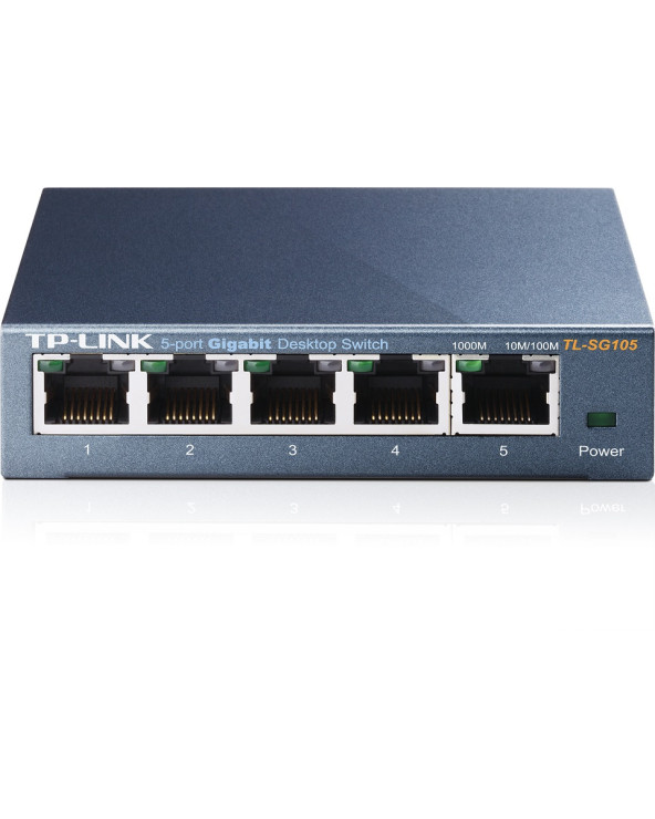 TP-LINK Switch TL-SG105, 5 port, 10/100/1000 Mbps, Steel Case