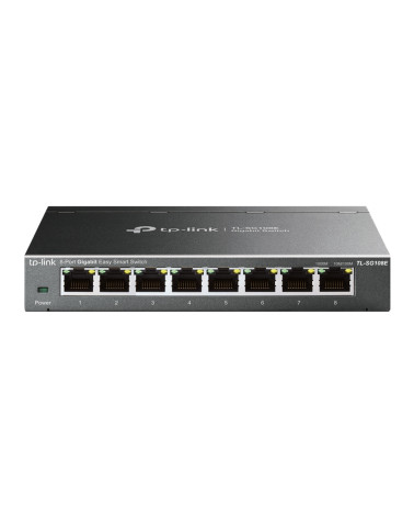 TP-LINK SWITCH TL-SG108E, 8 PORT, 10/100/1000 MBPS