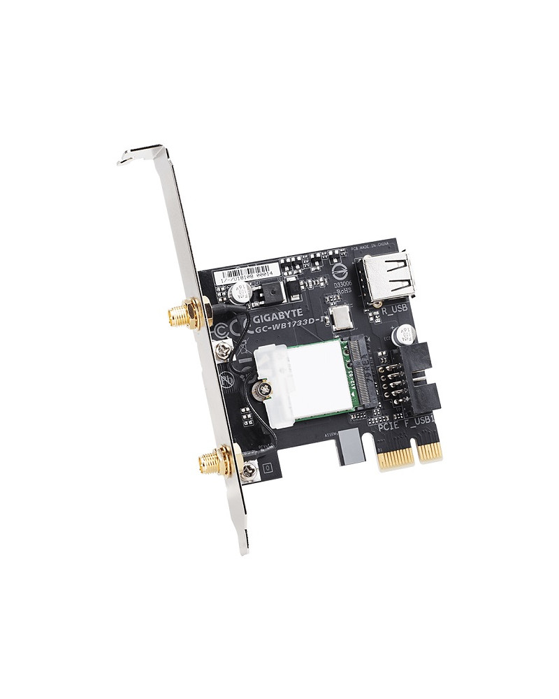 GIGABYTE Wireless PCIe WIFI GC-WB1733D-I ,1733Mbps + BLUETOOTH 5