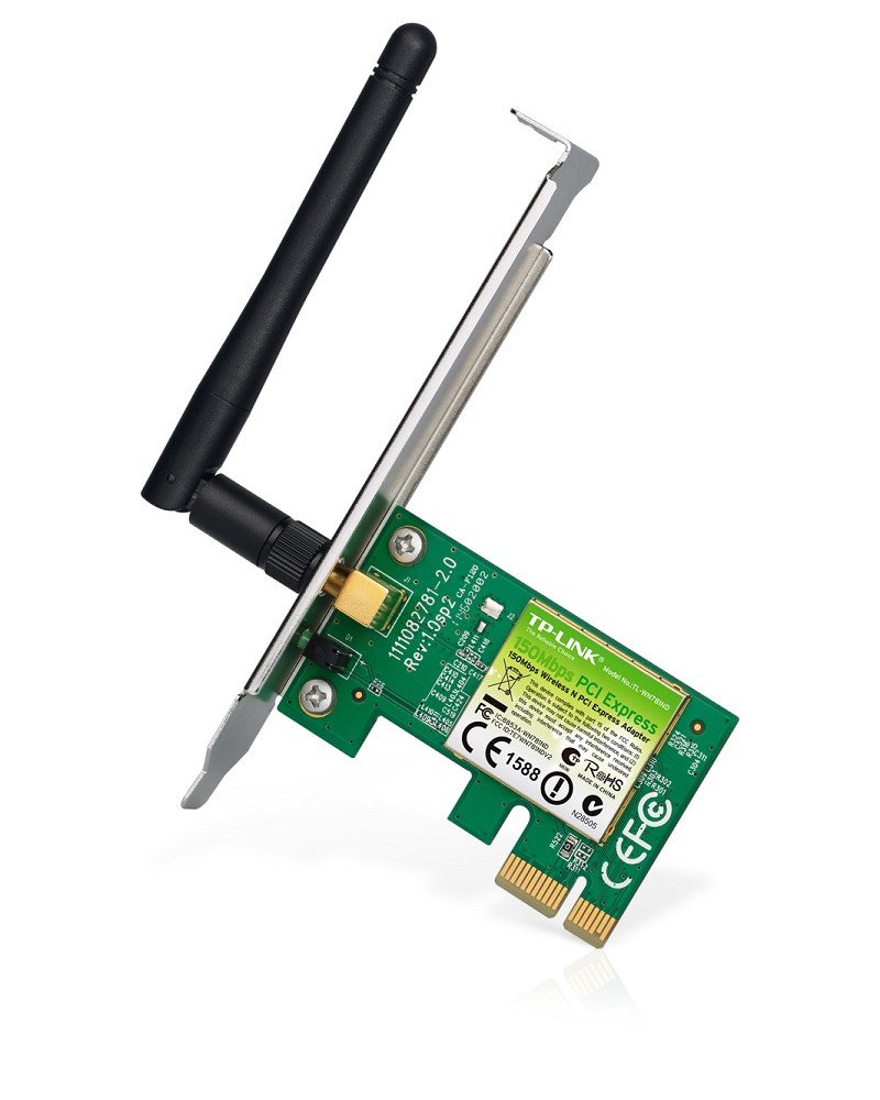 TP-LINK Wireless N PCIe Adapter TL-WN781ND,150Mbps