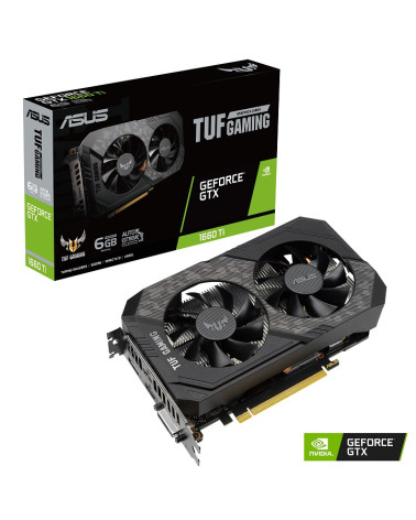 ASUS VGA GTX 1660Ti, TUF-GTX1660TI-6G-EVO-GAMING, 6144MB, GDDR6