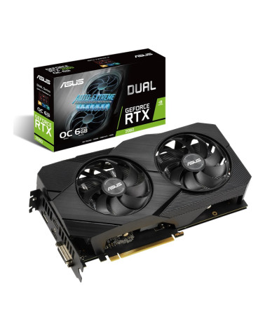 ASUS VGA DUAL-RTX2060-O6G-EVO, 6GB ,GDDR6