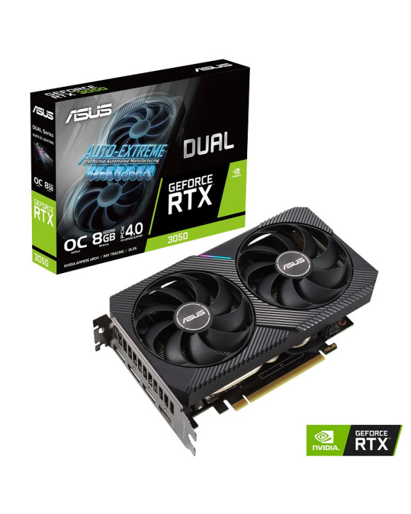 ASUS VGA DUAL-RTX3050-O8G, 8GB, GDDR6