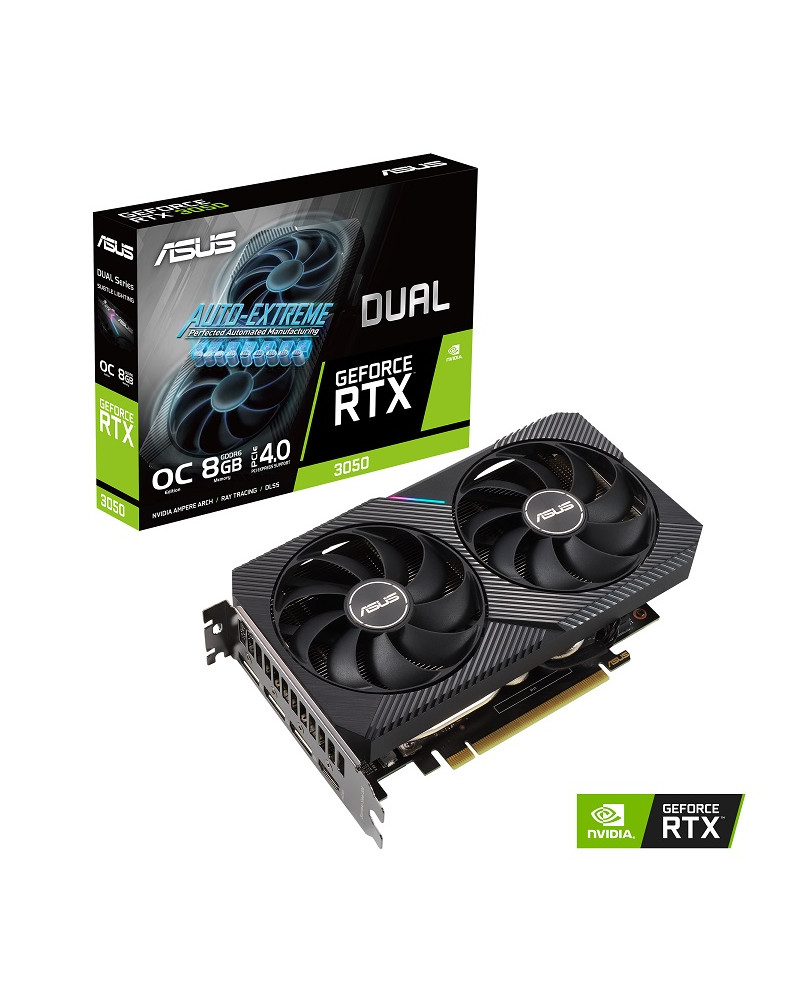 ASUS VGA DUAL-RTX3050-O8G, 8GB, GDDR6