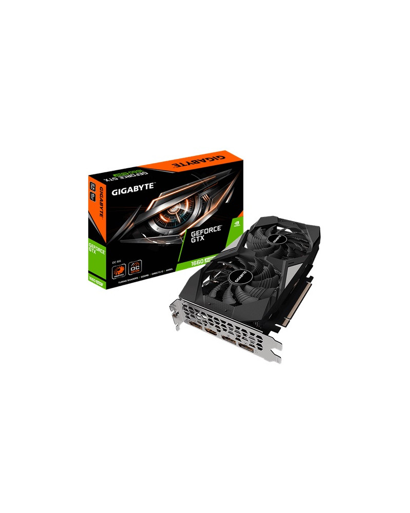 GIGABYTE VGA GTX1660 SUPER, GTX1660 SUPER N166SOC-6GD, 6144MB, GDDR6