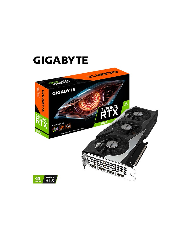 GIGABYTE VGA GV-N3060GAMING OC-12GD 2.0, 12GB, GDDR6