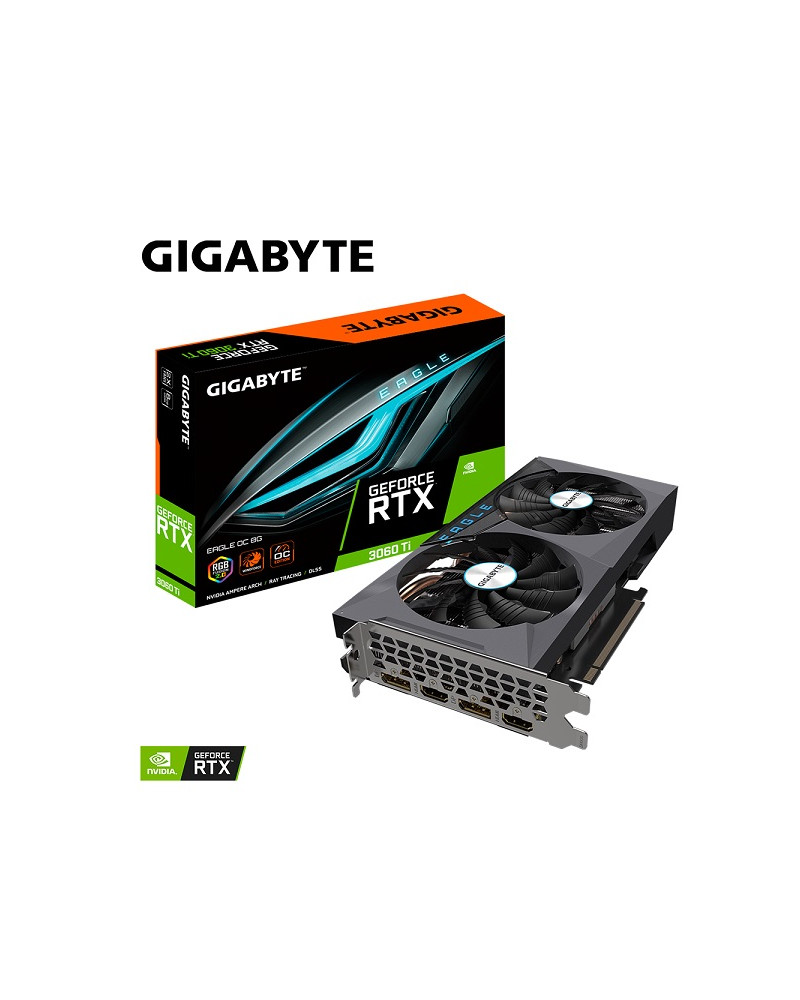 GIGABYTE VGA GV-N306TEAGLE OC-8GD 2.0, 8GB, GDDR6