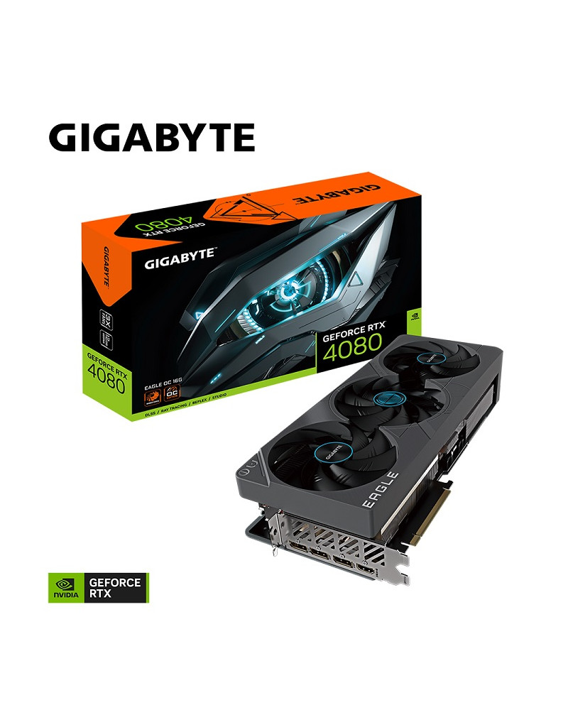 GIGABYTE VGA GV-N4080EAGLE OC-16GD, 16GB, GDDR6X