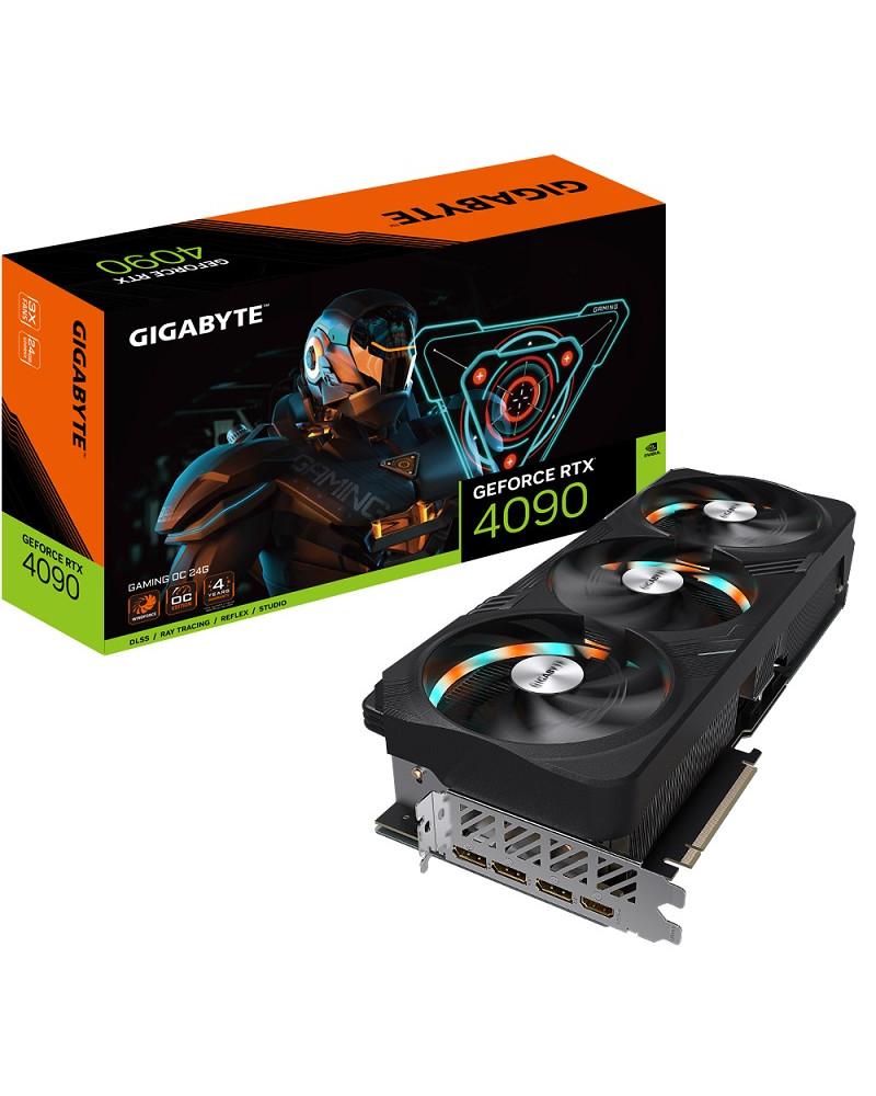 GIGABYTE VGA GV-N4090GAMING OC-24GD, 24GB, GDDR6X