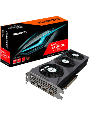 GIGABYTE VGA GV-R66EAGLE-8GD, 8GB, GDDR6