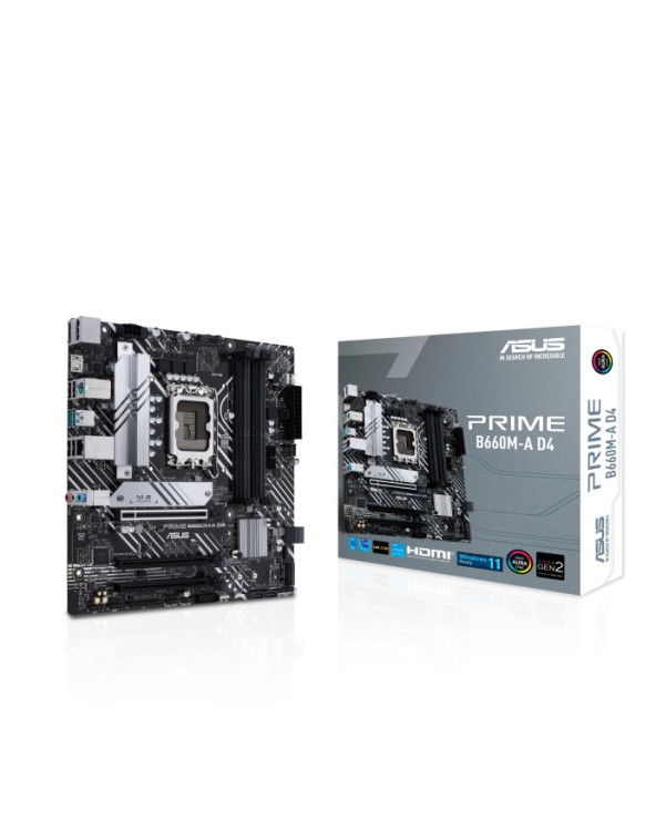 ASUS MOTHERBOARD PRIME B660M-A D4, 1700, DDR4, MATX