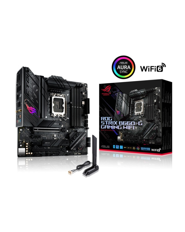 ASUS MOTHERBOARD ROG STRIX B660-G GAMING WIFI, 1700, DDR5, MATX