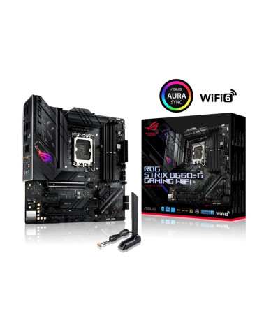 ASUS MOTHERBOARD ROG STRIX B660-G GAMING WIFI, 1700, DDR5, MATX