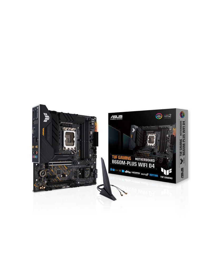 ASUS MOTHERBOARD TUF GAMING B660M-PLUS WIFI D4, 1700, DDR4, MATX