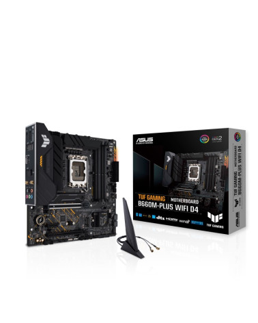 ASUS MOTHERBOARD TUF GAMING B660M-PLUS WIFI D4, 1700, DDR4, MATX