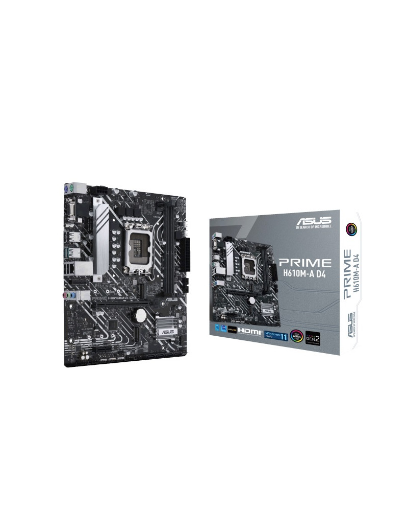 ASUS MOTHERBOARD PRIME H610M-A D4, 1700, DDR4, MATX