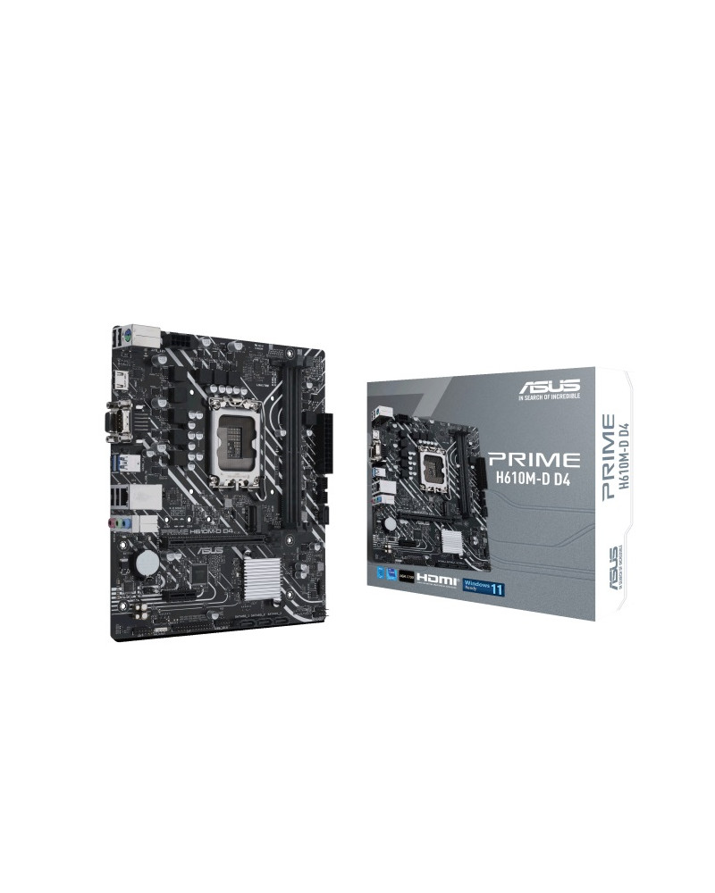 ASUS MOTHERBOARD PRIME H610M-D D4, 1700, DDR4, MATX