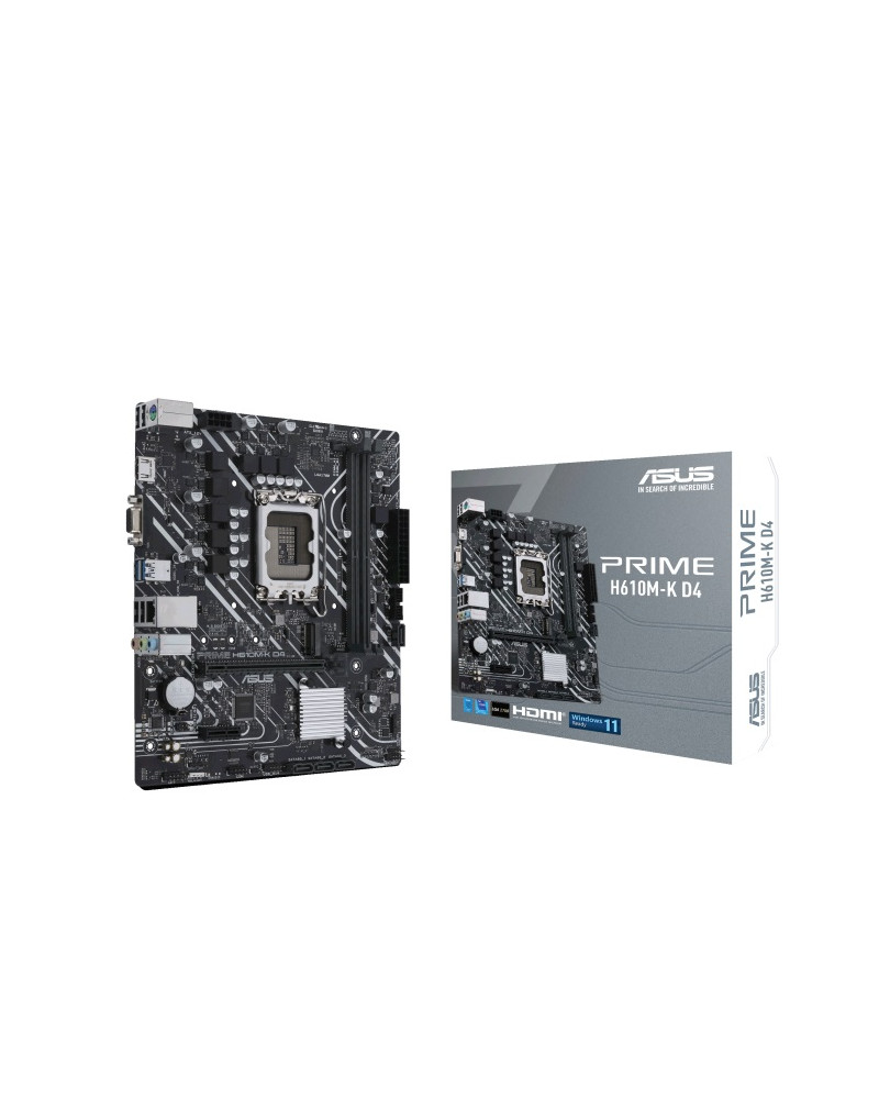 ASUS MOTHERBOARD PRIME H610M-K D4, 1700, DDR4, MATX