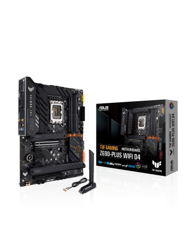 ASUS MOTHERBOARD TUF GAMING Z690-PLUS WIFI D4, 1700, DDR4, ATX