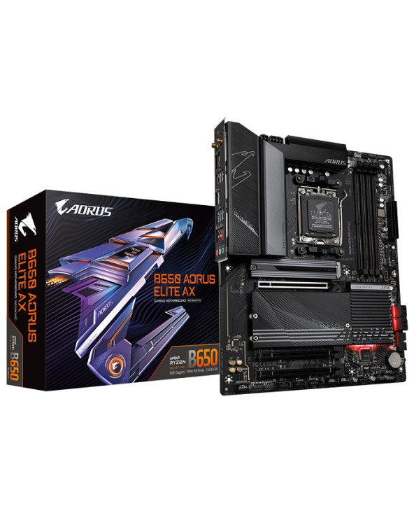 GIGABYTE MOTHERBOARD B650 AORUS ELITE AX, AM5 ,ATX