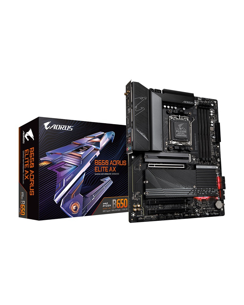 GIGABYTE MOTHERBOARD B650 AORUS ELITE AX, AM5 ,ATX