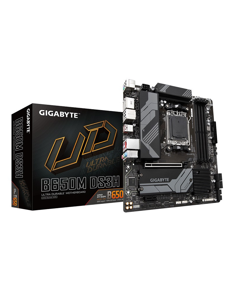 GIGABYTE MOTHERBOARD B650M DS3H, AM5 ,MATX