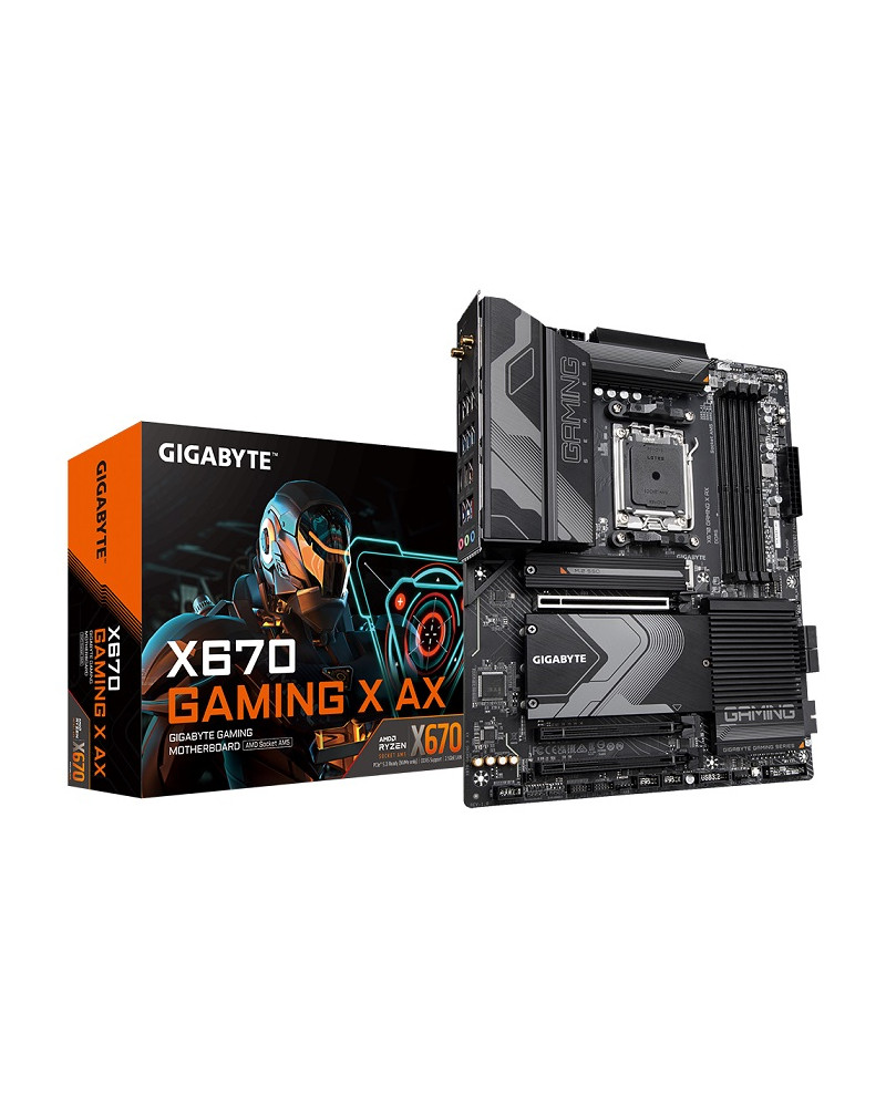 GIGABYTE MOTHERBOARD X670 GAMING X AX, AM5, ATX