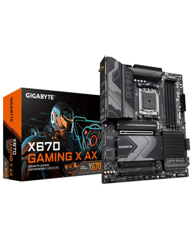 GIGABYTE MOTHERBOARD X670 GAMING X AX, AM5, ATX