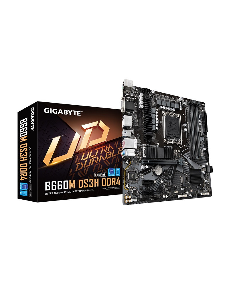 GIGABYTE MOTHERBOARD B660M DS3H DDR4, 1700, DDR4, MATX