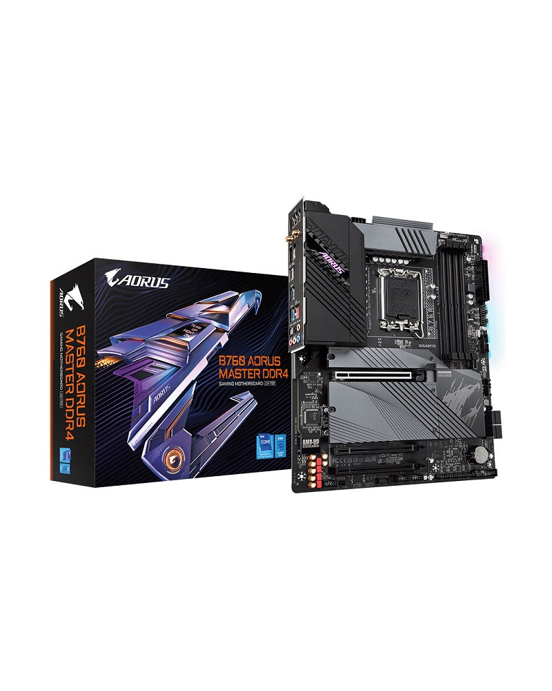 GIGABYTE MOTHERBOARD B760 AORUS MASTER DDR4, 1700, ATX