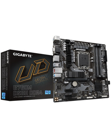 GIGABYTE MOTHERBOARD B760M DS3H DDR4 , 1700, MATX