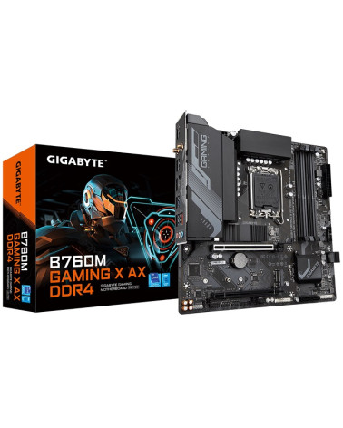 GIGABYTE MOTHERBOARD B760M GAMING X AX DDR4, 1700, MATX