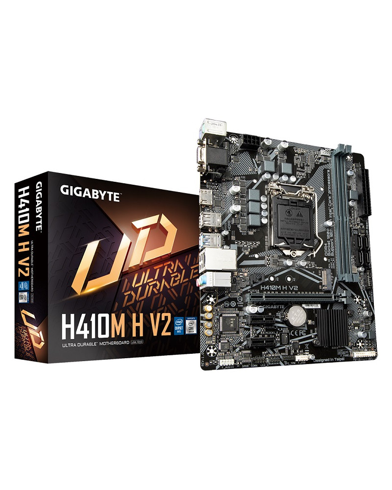 GIGABYTE MOTHERBOARD H410M H V2 ,1200 ,MATX