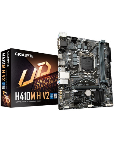 GIGABYTE MOTHERBOARD H410M H V2 ,1200 ,MATX