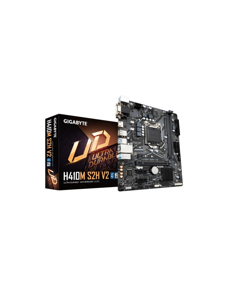 GIGABYTE MOTHERBOARD H410M S2H V2 ,1200 ,MATX