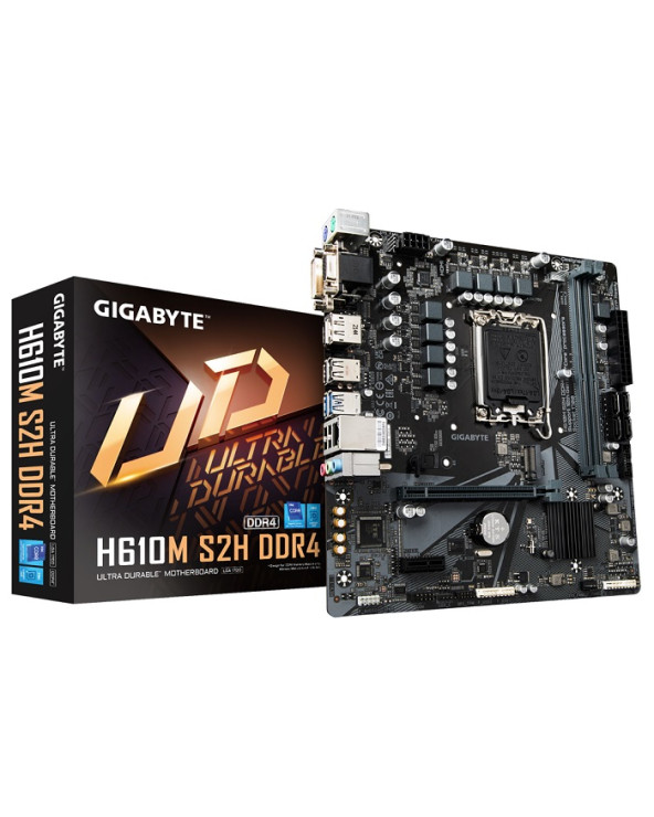 GIGABYTE MOTHERBOARD H610M S2H DDR4 ,1700 ,MATX