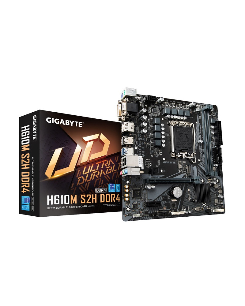 GIGABYTE MOTHERBOARD H610M S2H DDR4 ,1700 ,MATX