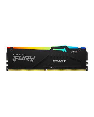 KINGSTON Memory KF552C36BBEAK2-64 FURY Beast RGB DDR5, 5200MT/s, 64GB Kit of 2